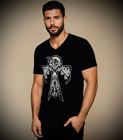 Thunderbird - Unisex Short Sleeve V-Neck Tee
