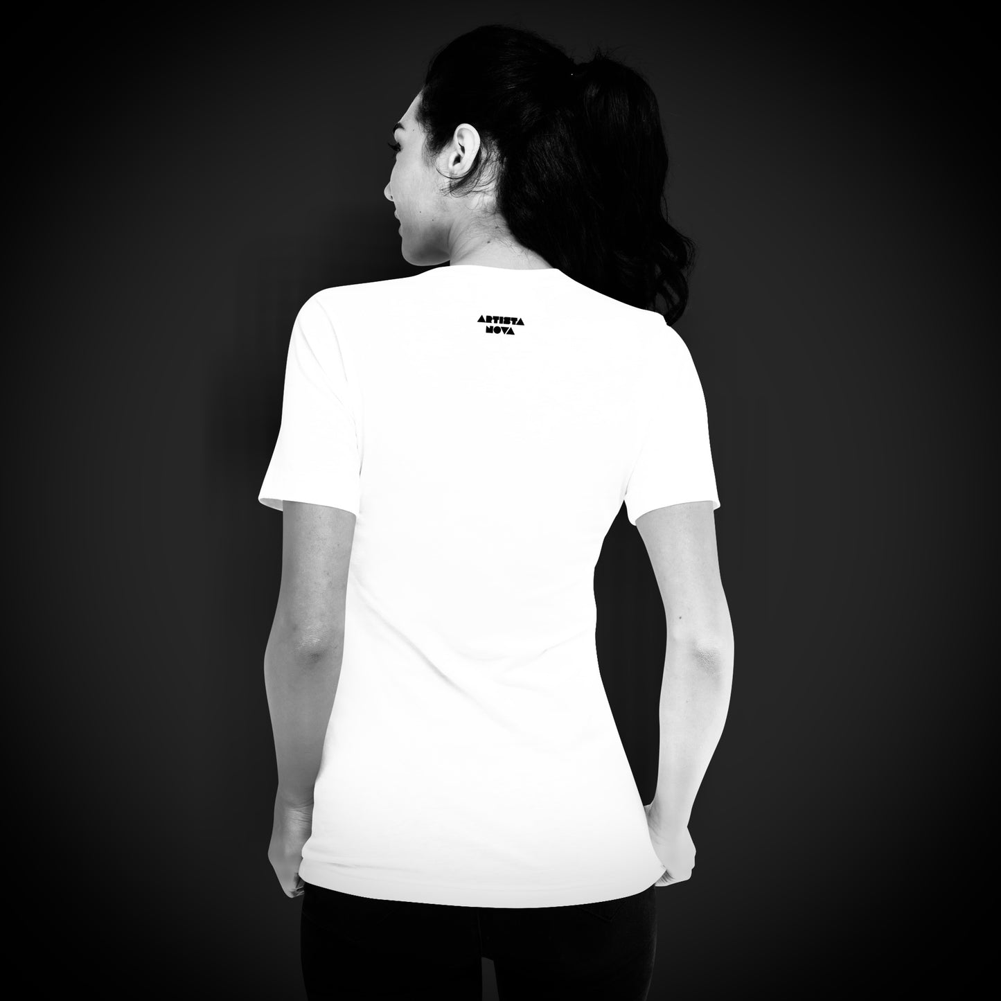 Thunderbird (Noir) - Unisex Short Sleeve V-Neck Tee