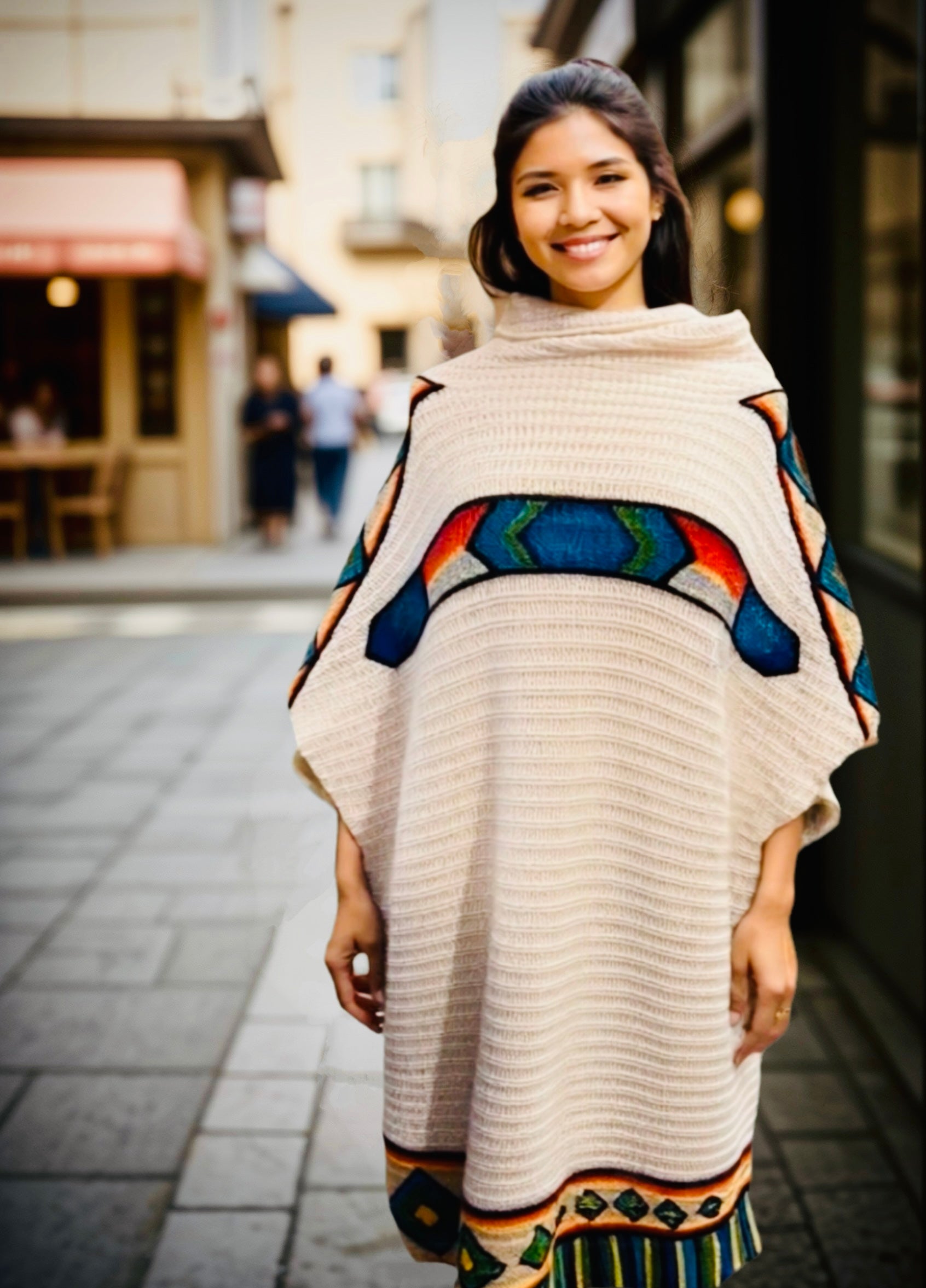 Thunderbird - 100% Mongolian Cashmere Turtleneck Sweater Dress