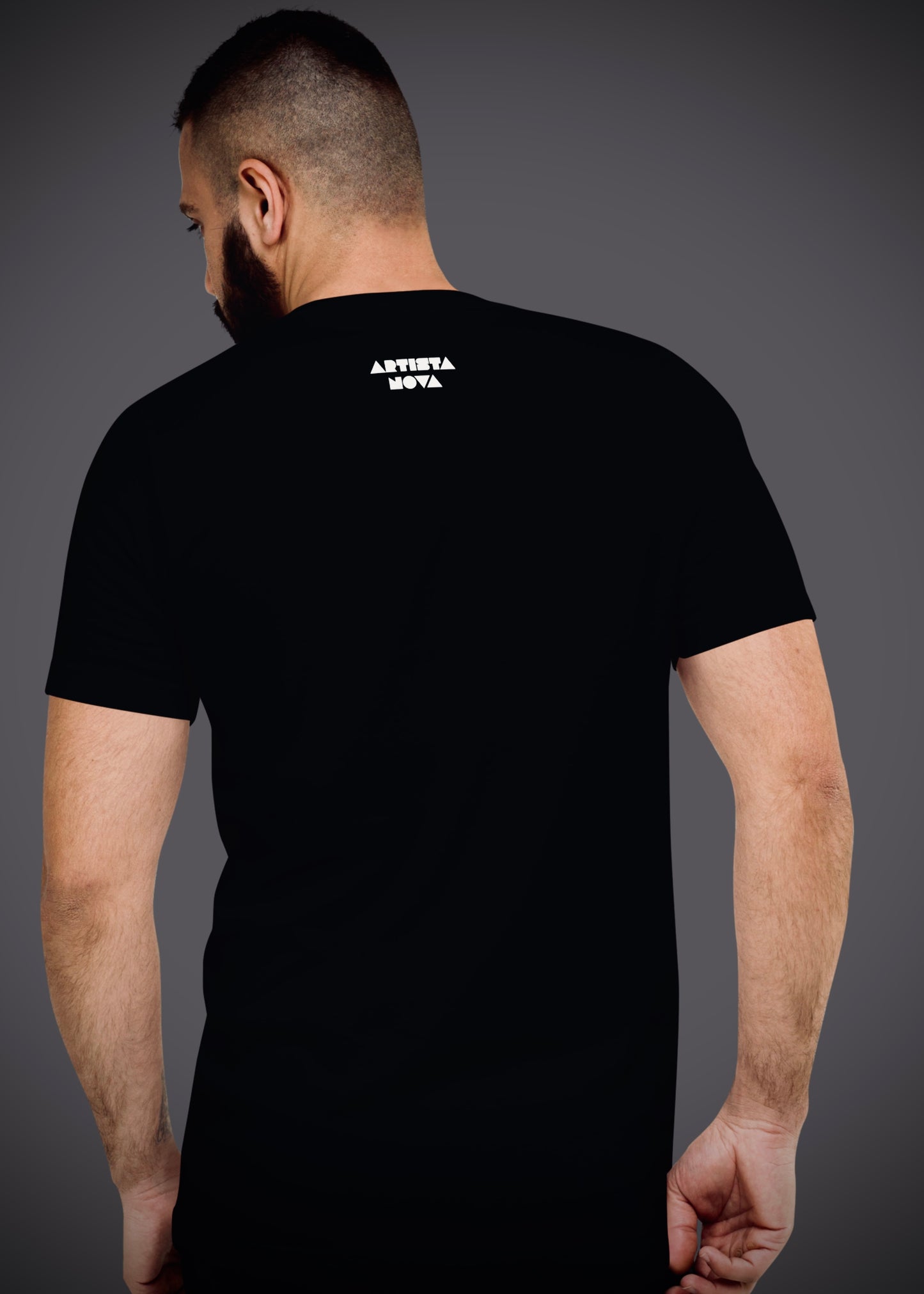 Buddha (Noir) - Unisex Short Sleeve V-Neck Tee