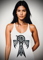 Thunderbird (Noir) - Women's Racerback Artifacta
