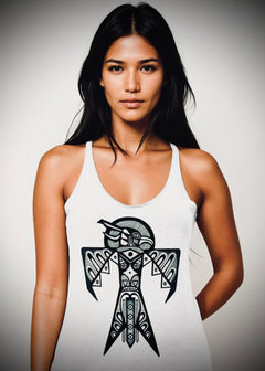 Thunderbird (Noir) - Women's Racerback Artifacta