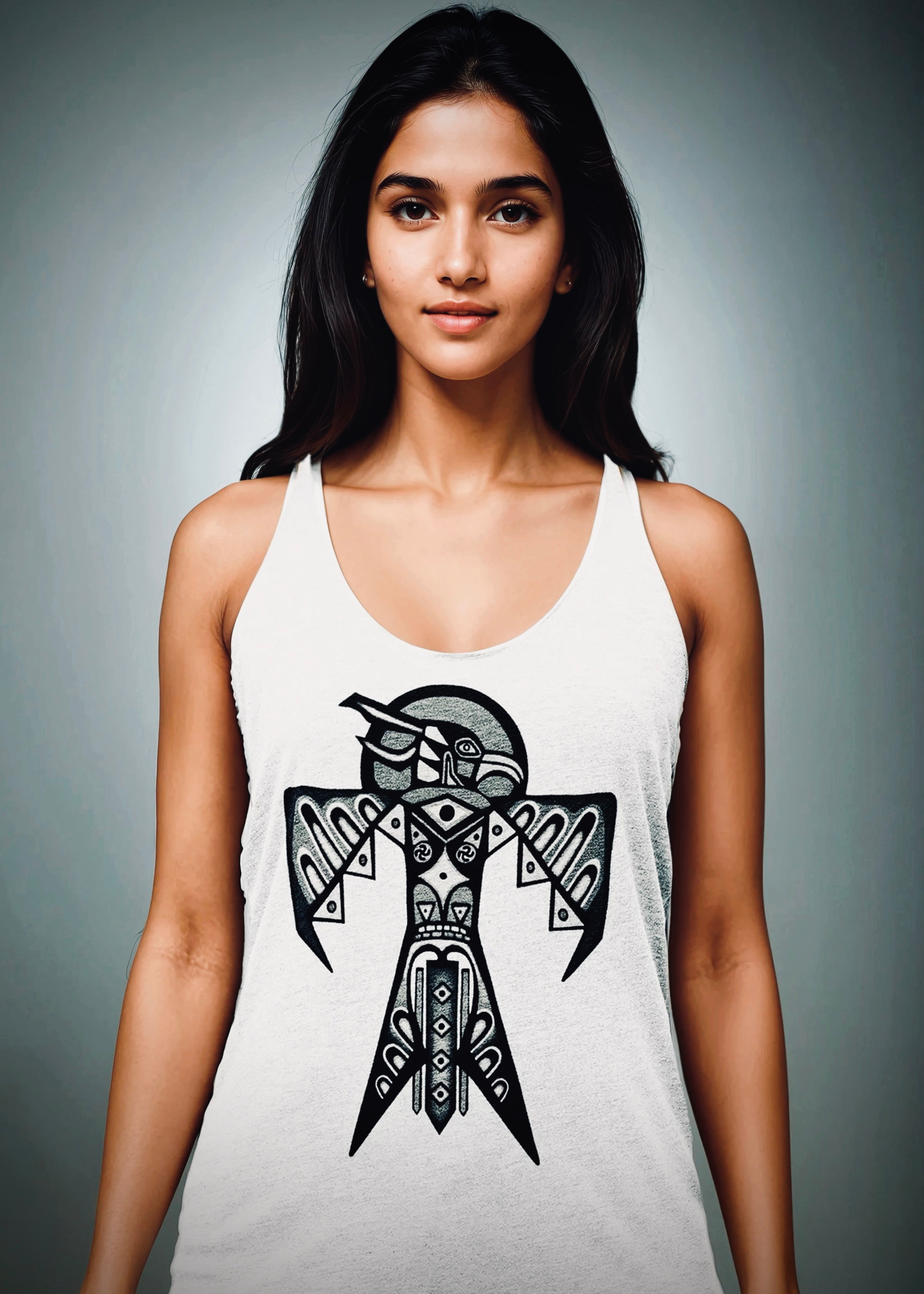 Thunderbird (Noir) - Women's Racerback Artifacta
