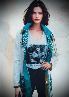 Women's Almond Blossom Lab Coat