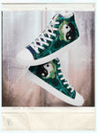 Yin Yang - Women’s High-Top Canvas Shoes