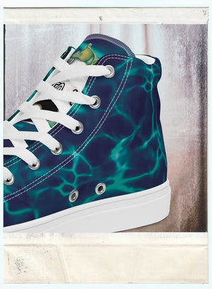 Yin Yang - Women’s High-Top Canvas Shoes