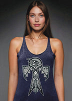 Thunderbird (Noir) - Women's Racerback Artifacta