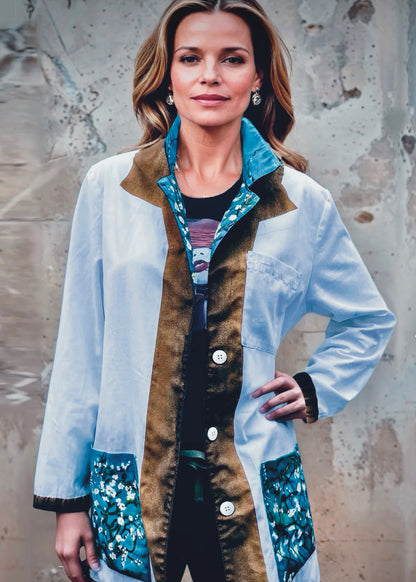 Cherokee 35" Lab Coat, Tall - Women's Almond Blossom