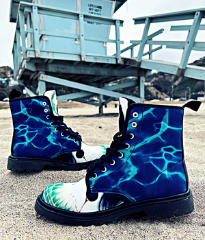 Yin Yang - Art Boots for Women