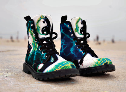 Yin-Yang - Art Boots for Women