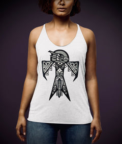 Thunderbird (Noir) - Women's Racerback Artifacta