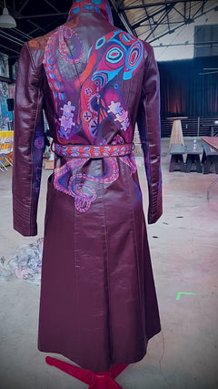 Threads of Memory - Vintage Leather Trench