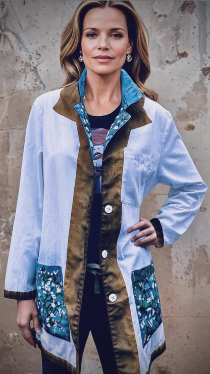 Cherokee 35" Lab Coat, Tall - Women's Almond Blossom