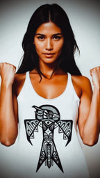 Thunderbird (Noir) - Women's Racerback Artifacta
