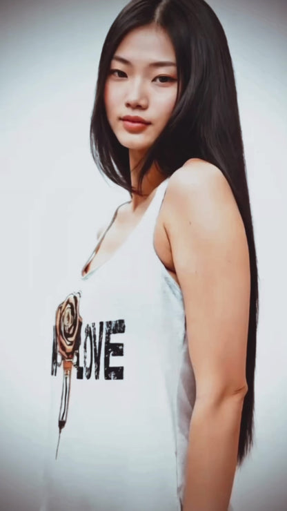 Slam Love - Gold Rose - Women's Racerback Tank