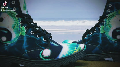 Yin-Yang - Art Boots for Women