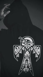 Thunderbird (Noir) - Unisex Hoodie Arifacta