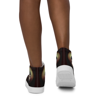Buddha - Women’s High Top Canvas Shoes