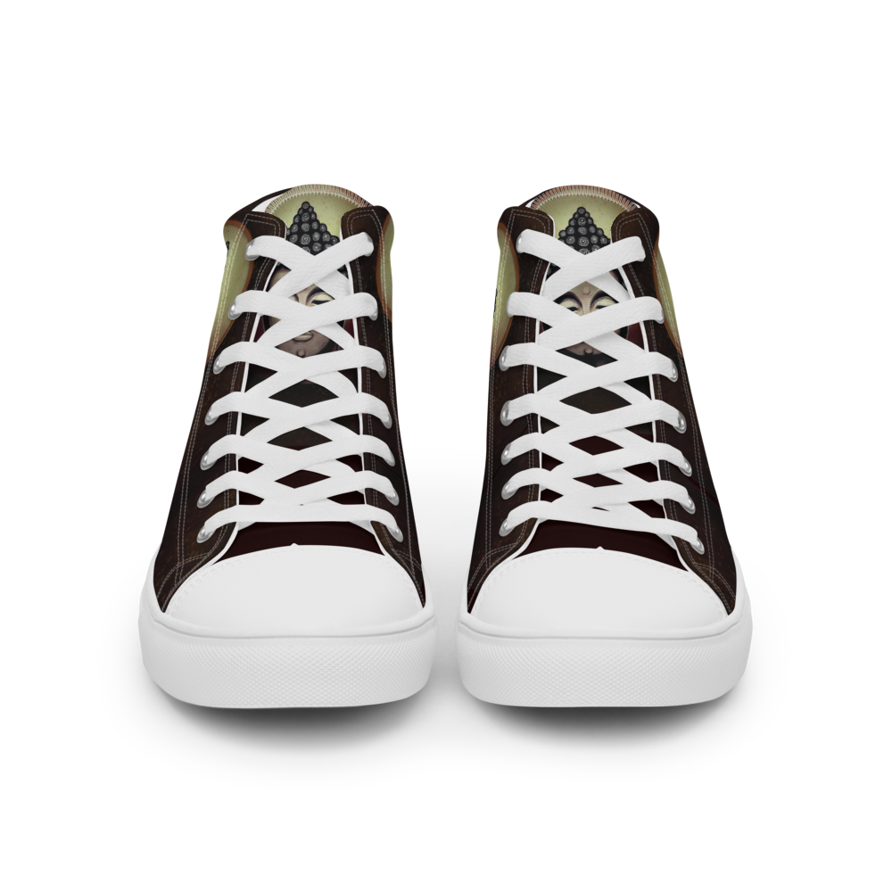 Buddha - Women’s High Top Canvas Shoes