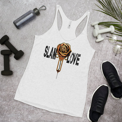 Slam Love - Gold Rose - Women's Racerback Tank