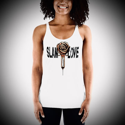 Slam Love - Gold Rose - Women's Racerback Tank