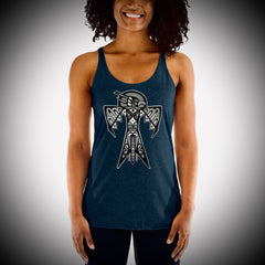 Thunderbird (Noir) - Women's Racerback Artifacta