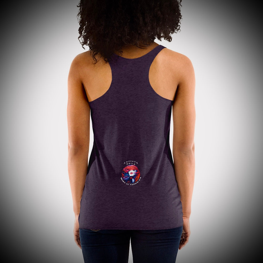 Buddha (Noir) - Women's Racerback Tanks