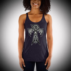 Thunderbird (Noir) - Women's Racerback Artifacta