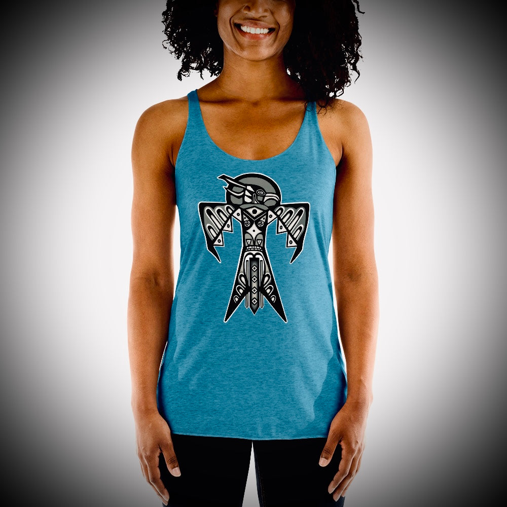Thunderbird (Noir) - Women's Racerback Artifacta