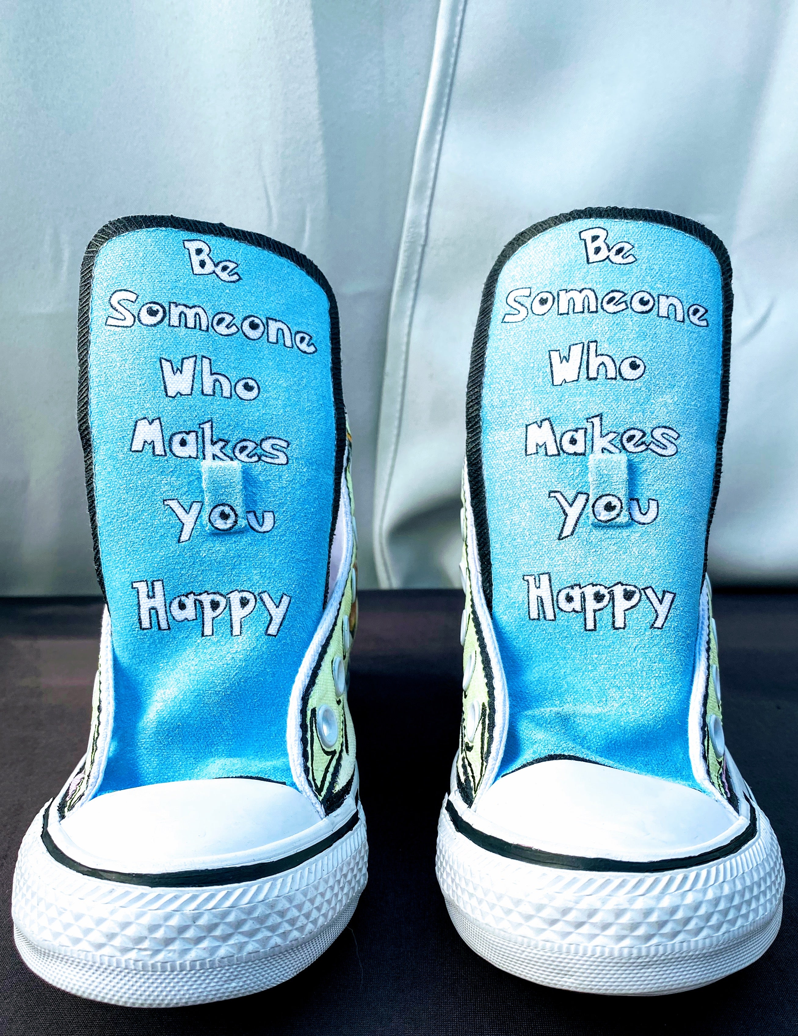 Cartoon-Zoo Kids Converse Hi-Tops