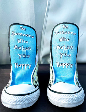Cartoon-Zoo Kids Converse Hi-Tops