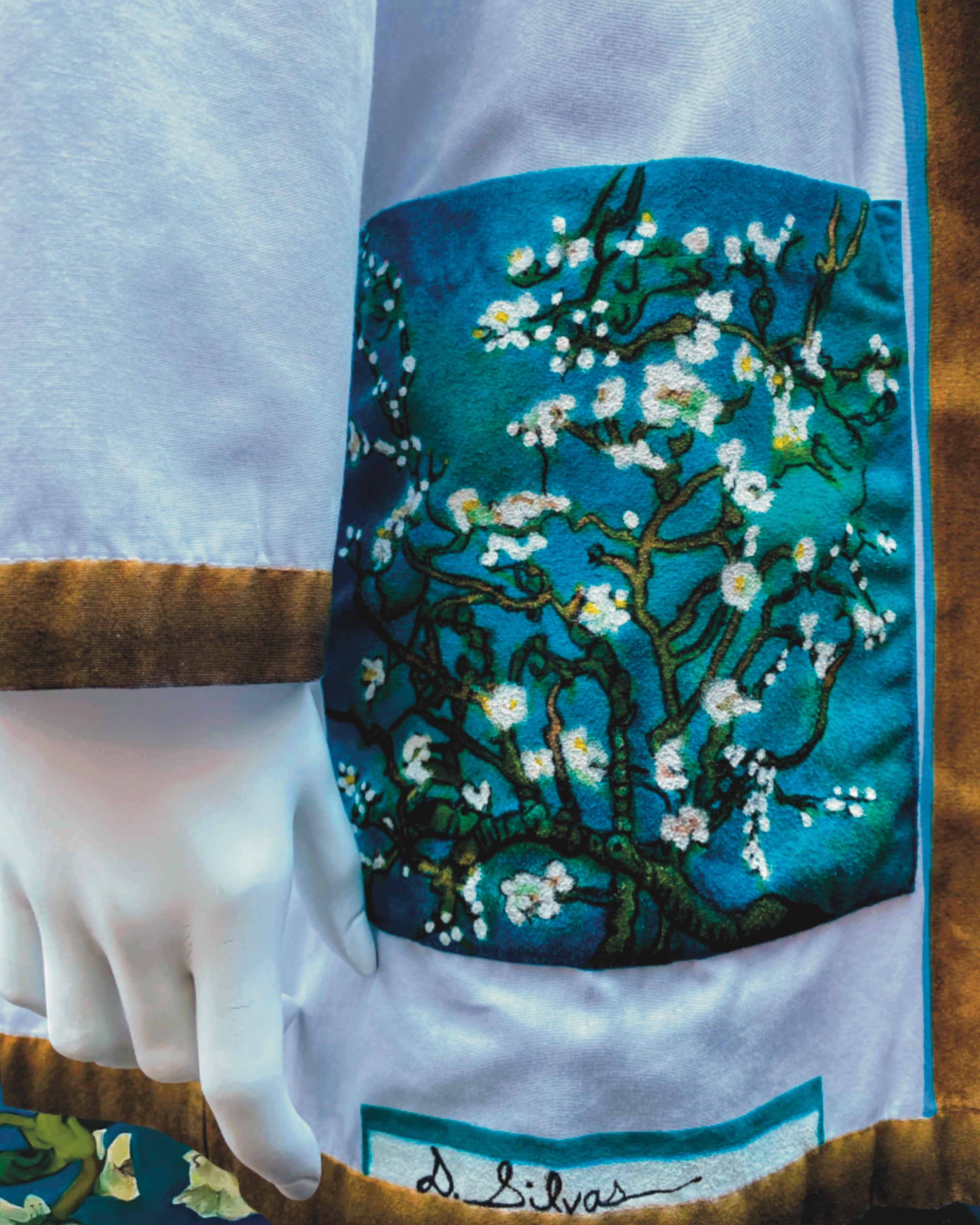 Women's Almond Blossom Lab Coat