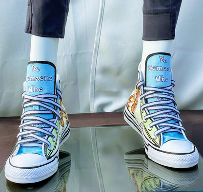 Cartoon-Zoo Kids Converse High-Tops