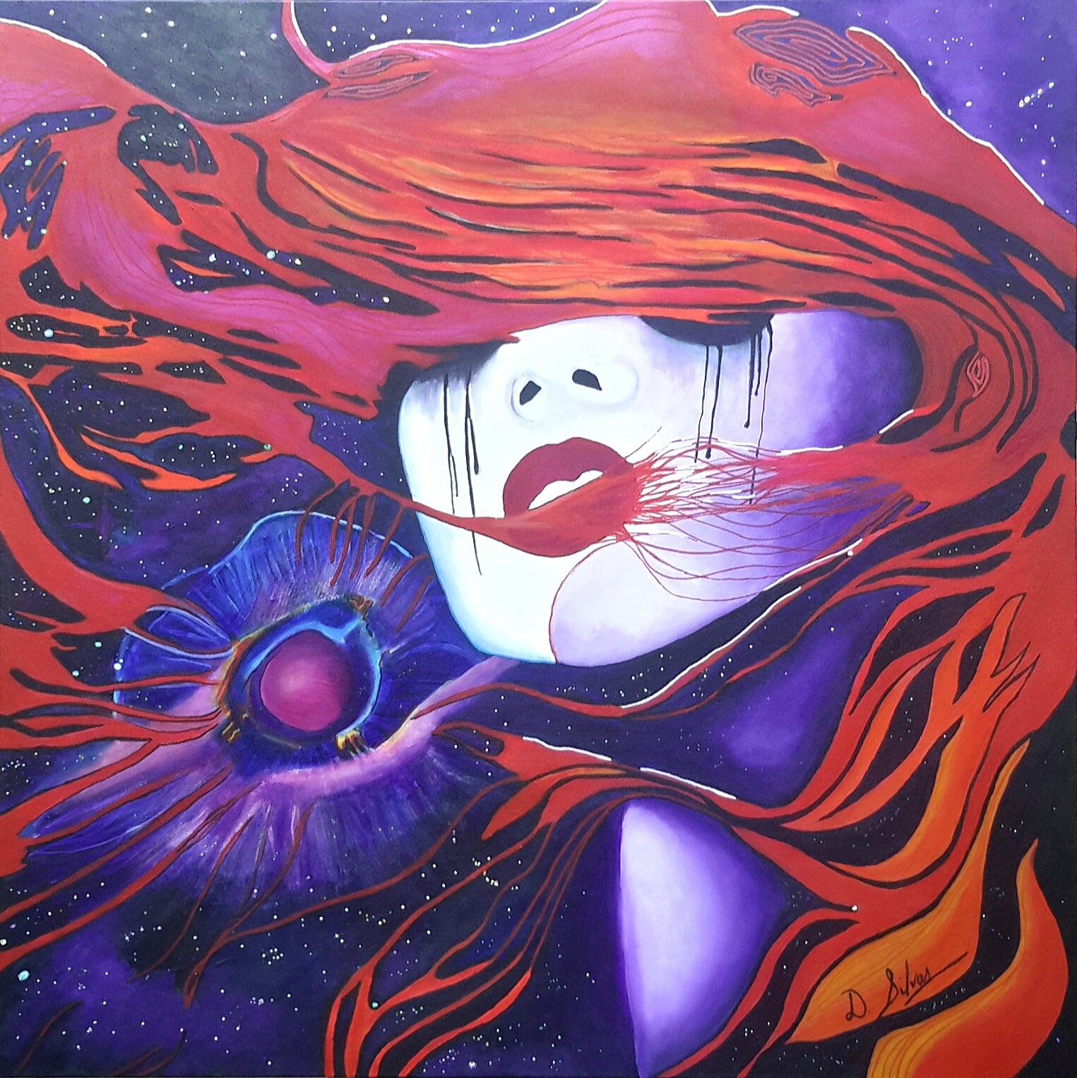 Fire - Acrylic on Canvas